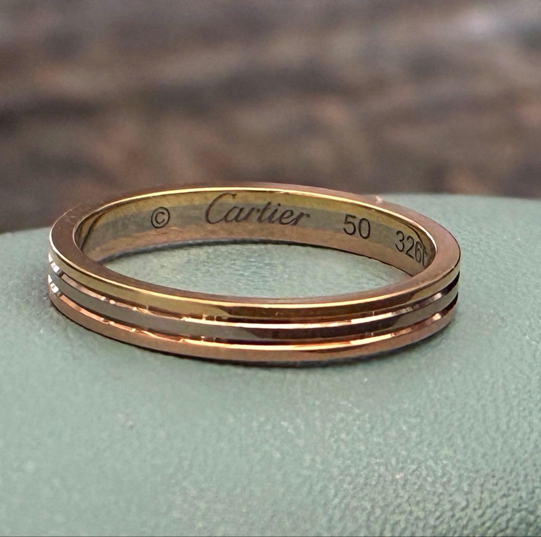 Cartierリング 最終値下げ!3連ルイヴァンドーム 10号 クリーニング済み