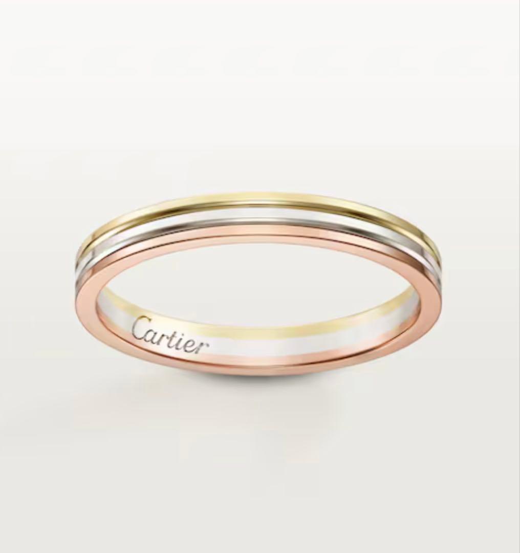 Cartierリング 最終値下げ!3連ルイヴァンドーム 10号 クリーニング済み