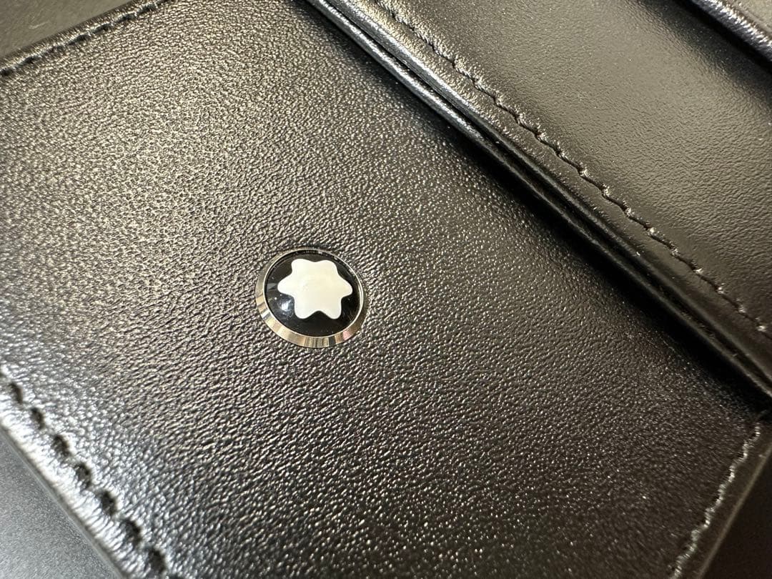 Montblanc ブラックレザー ペンケース