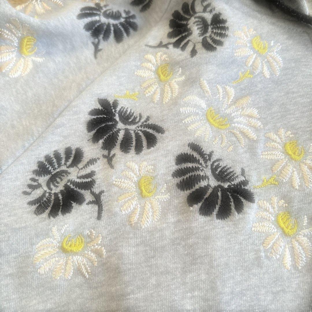 ottod'Ame 花柄刺繍 パーカー グレー大人気⭐︎月曜日迄プライス