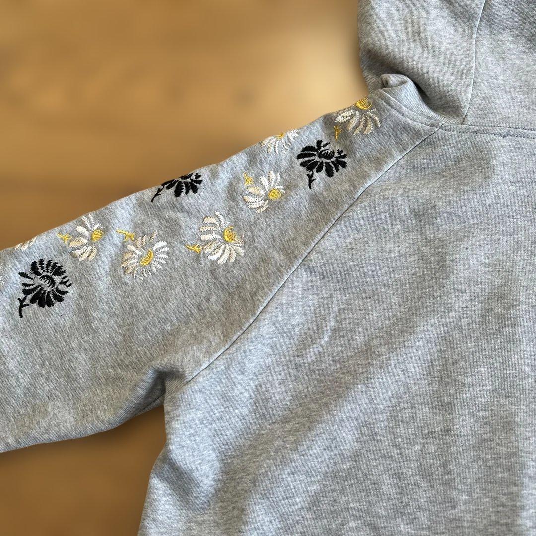 ottod'Ame 花柄刺繍 パーカー グレー大人気⭐︎月曜日迄プライス