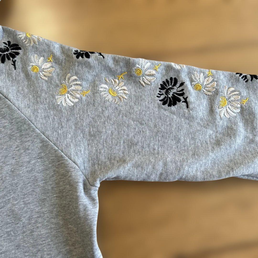 ottod'Ame 花柄刺繍 パーカー グレー大人気⭐︎月曜日迄プライス