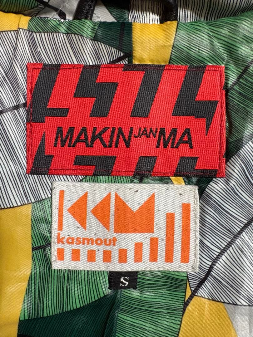 MAKINA JAM MA レザー ボディスーツ フード付き ブラック S