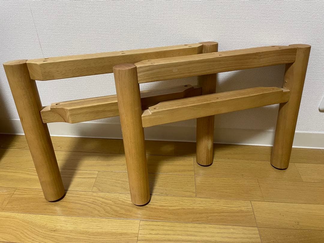 無印良品・オーク材ローテーブル