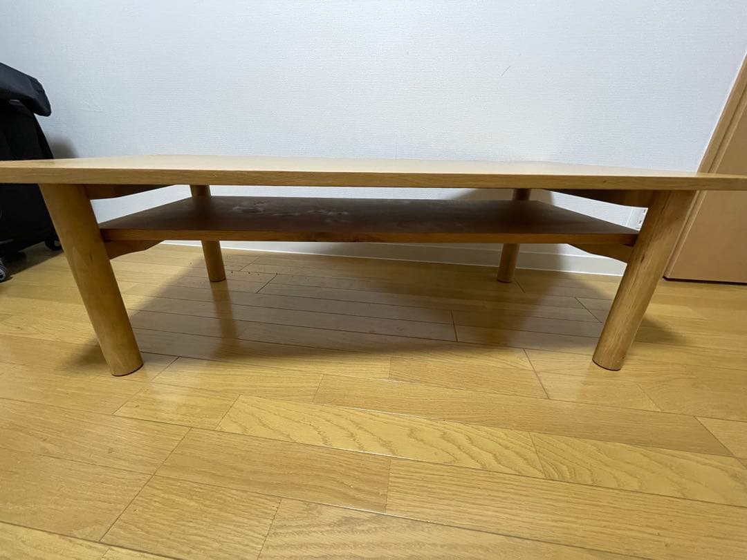 無印良品・オーク材ローテーブル