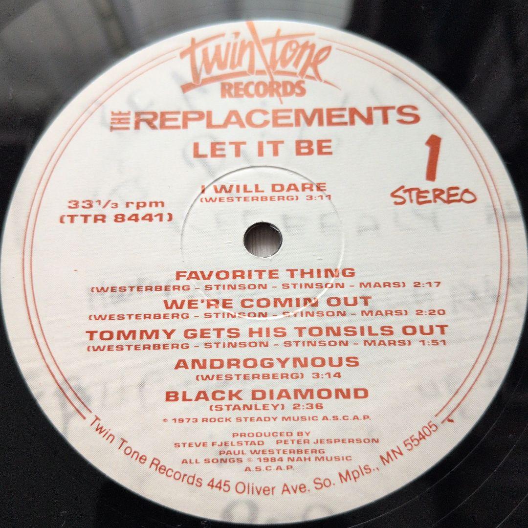The Replacements Let It Be USオリジナルLPレコード