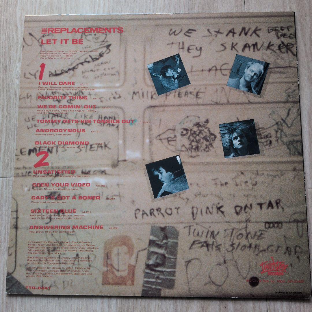The Replacements Let It Be USオリジナルLPレコード