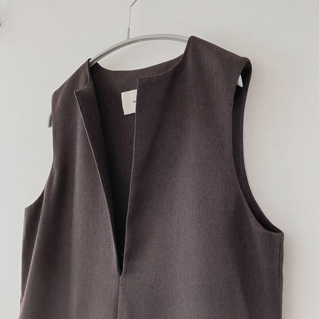 ワンピース todayful Keyneck Pencil Dress brown 36