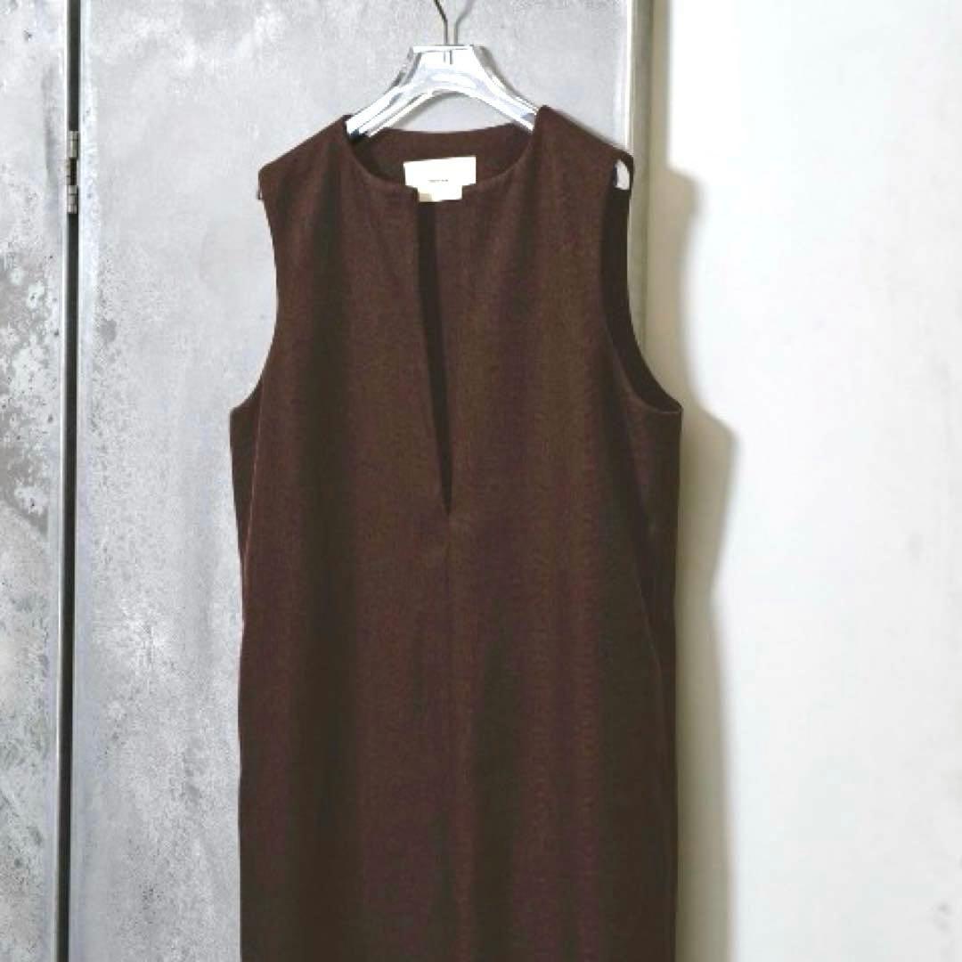 ワンピース todayful Keyneck Pencil Dress brown 36