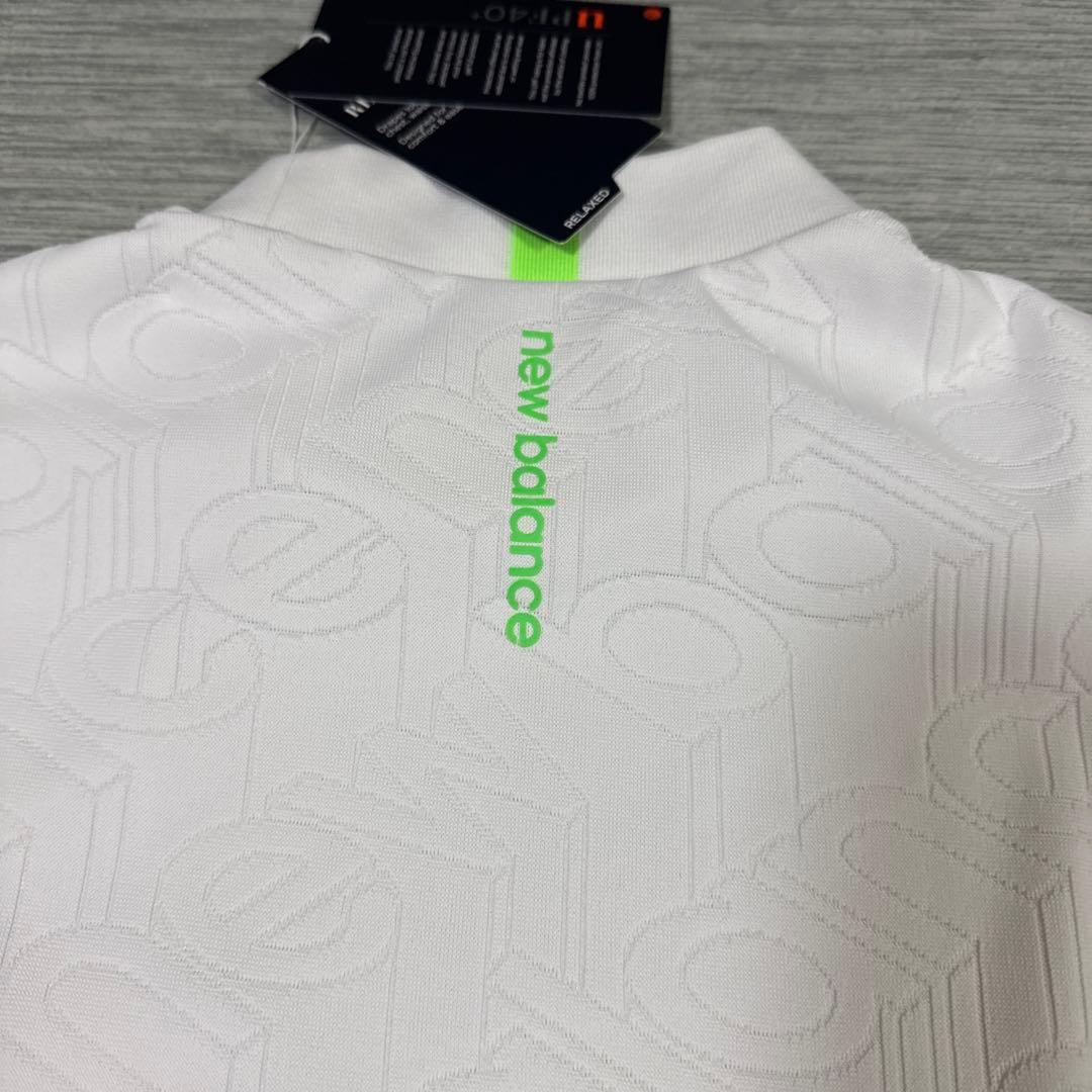 新品　NEW BALANCE GOLF ロゴジャガード　長袖モックネックシャツ