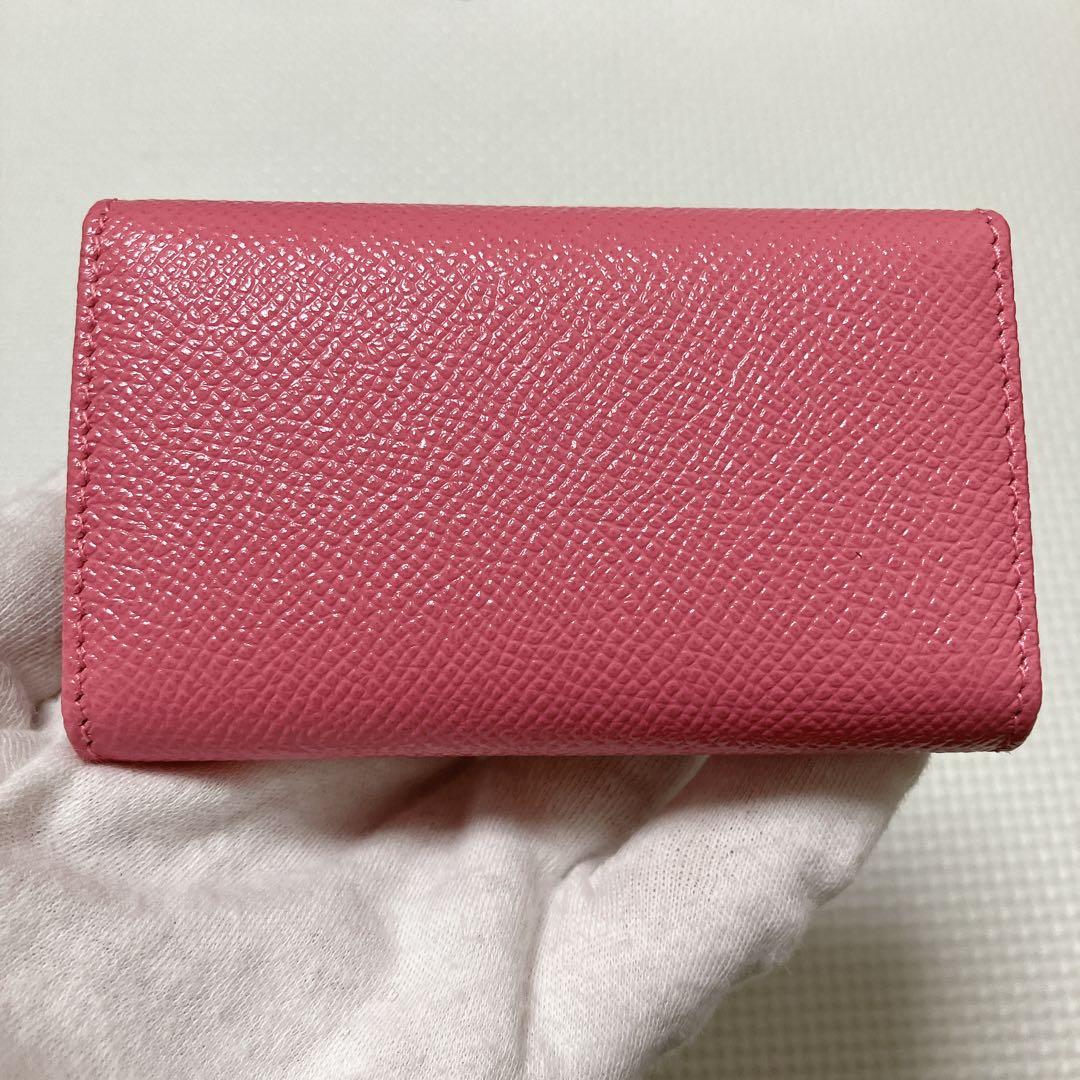 未使用BVLGARIブルガリ レザーキーケース　ピンク　カード付き