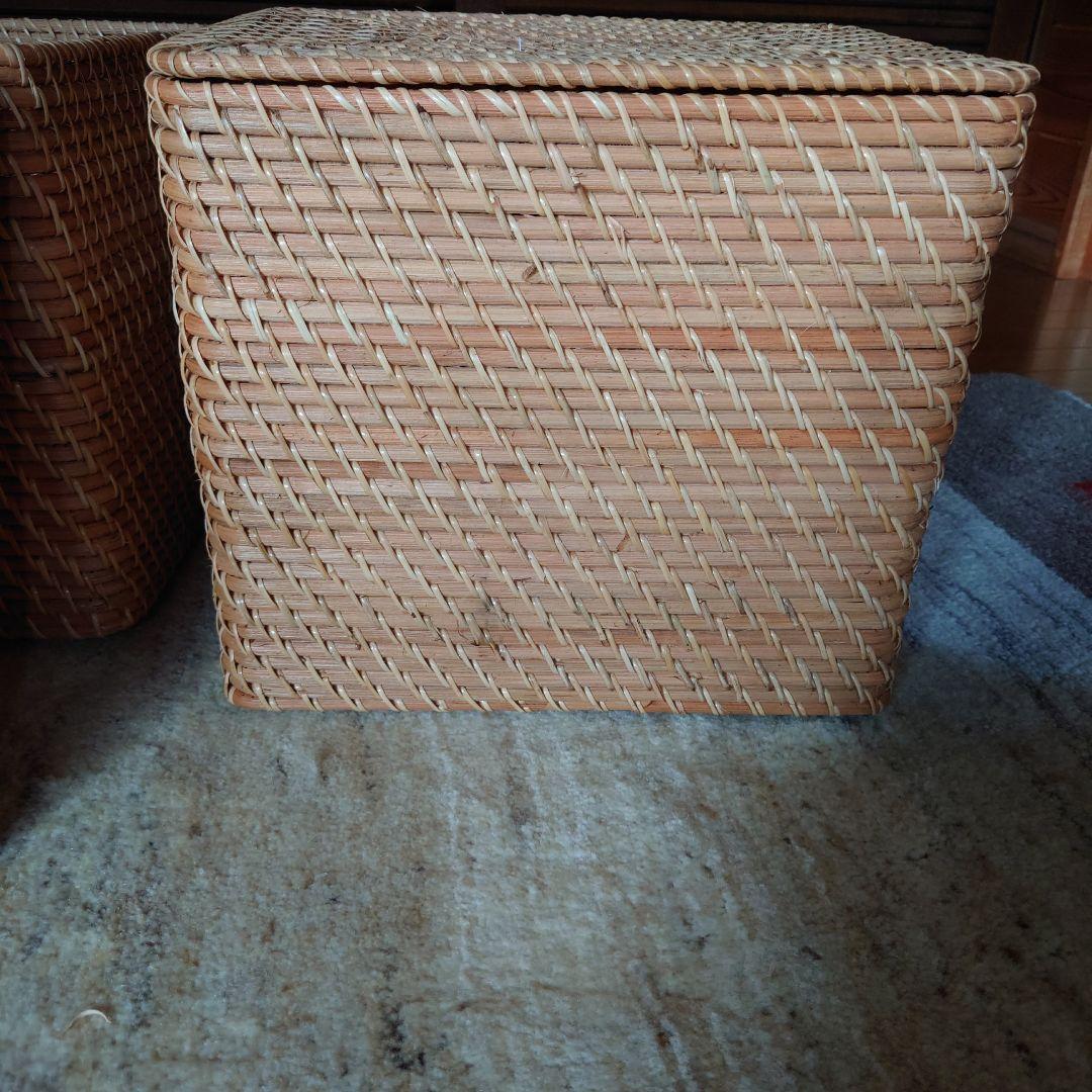 無印良品 ラタンカゴ