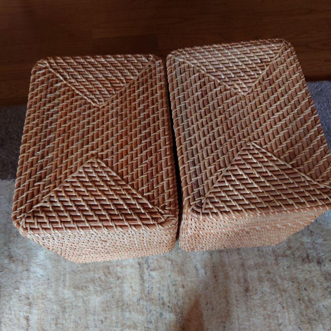 無印良品 ラタンカゴ