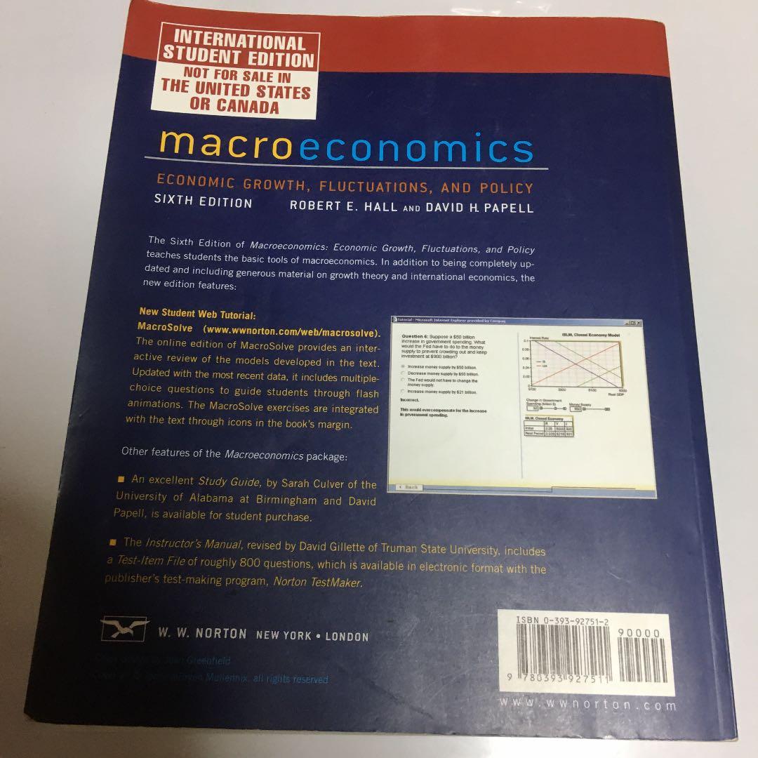 語学・辞書・学習参考書 macro economics