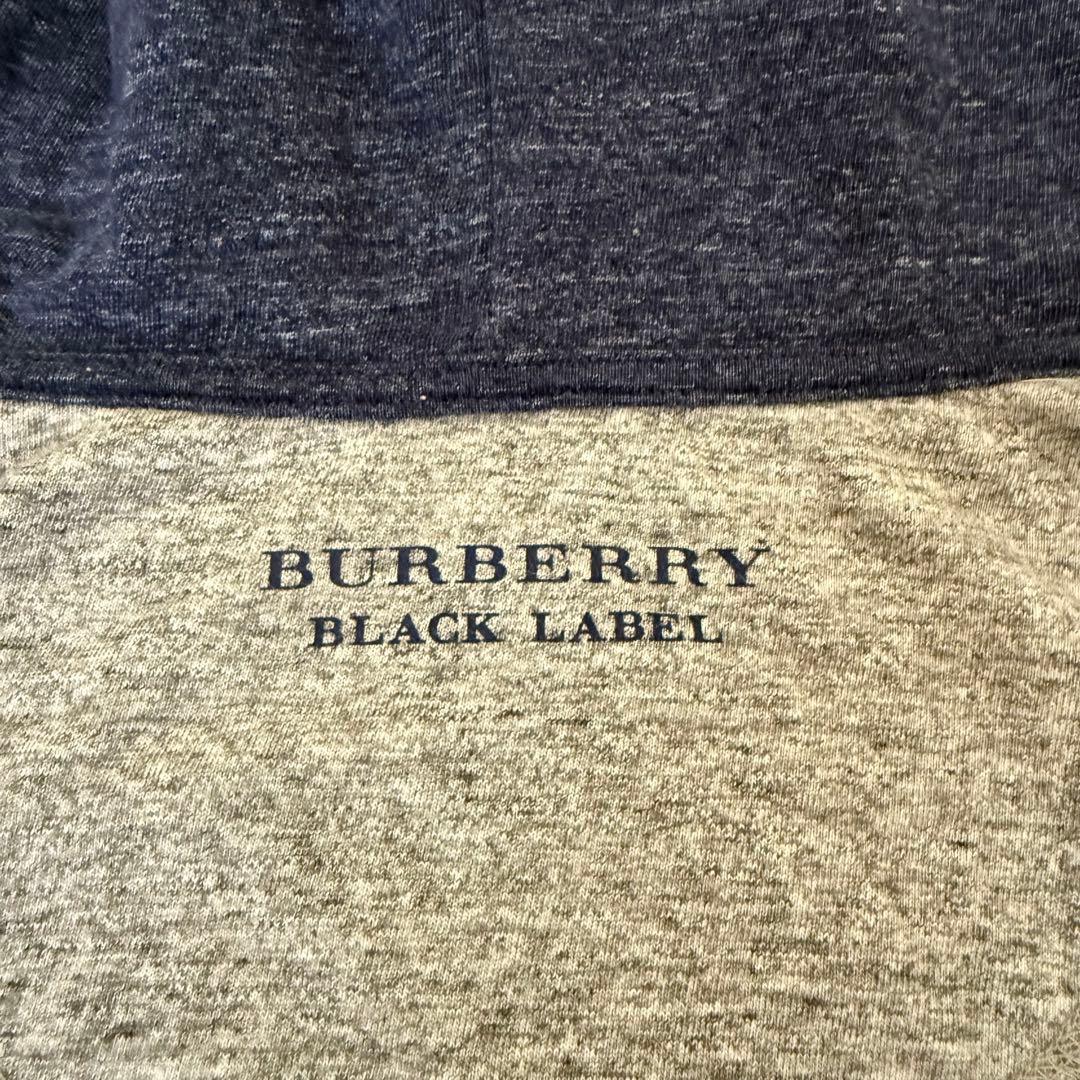 BURBERRY バーバリーブラックレーベル ジップパーカー グレー