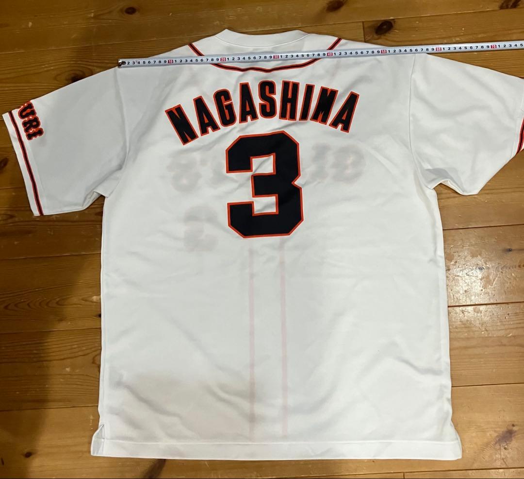 長嶋茂雄　GIANTS レプリカユニフォーム ミスタージャイアンツ　メンズXO