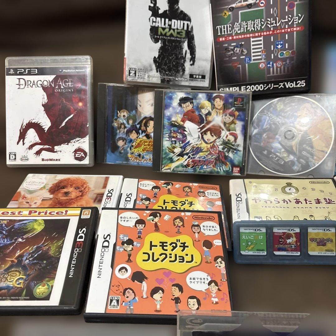 ゲームまとめ売り PS PS2 PS3 DS 3DS ゲームキューブ