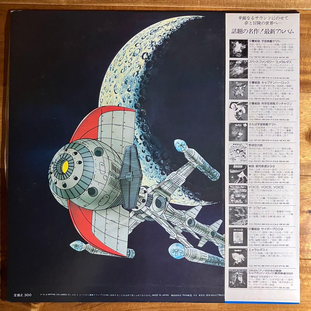 LP　キャプテンフューチャー　音楽集　レコード　大野雄二　サントラ