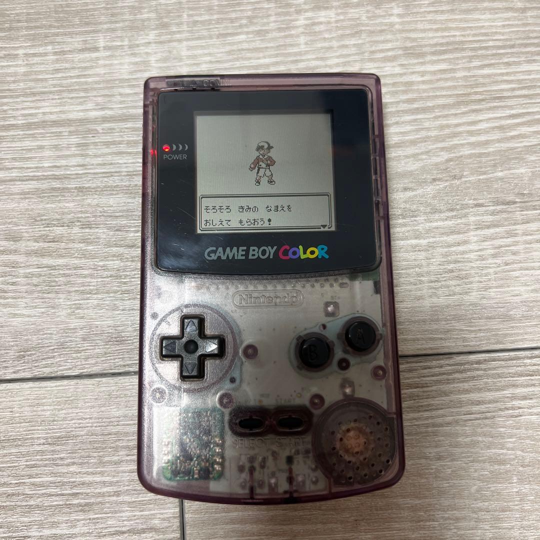 Nintendo ゲームボーイカラー クリアパープル