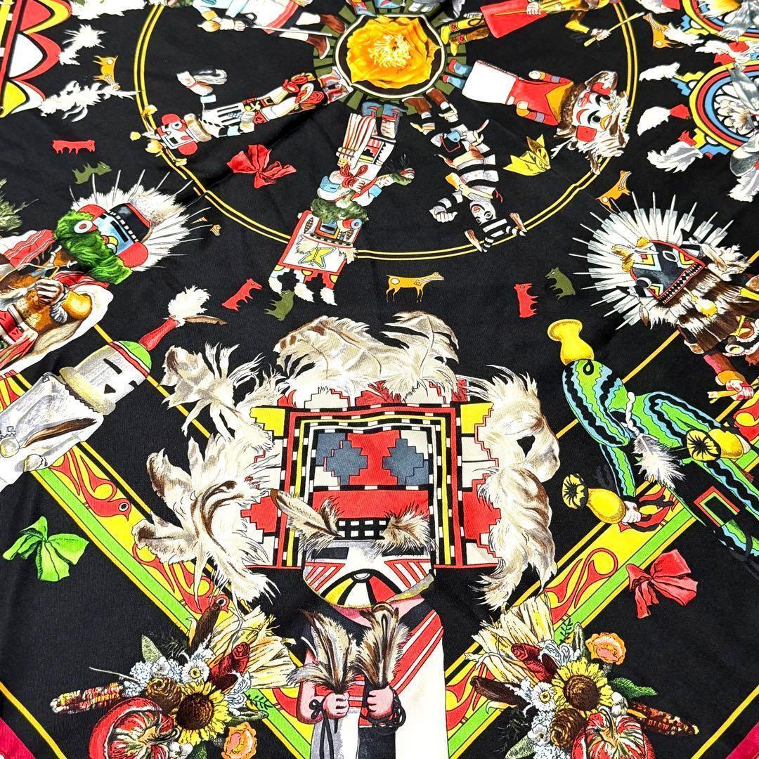 エルメス HERMES スカーフ 【レア】Kachinas カチナ　カレ90