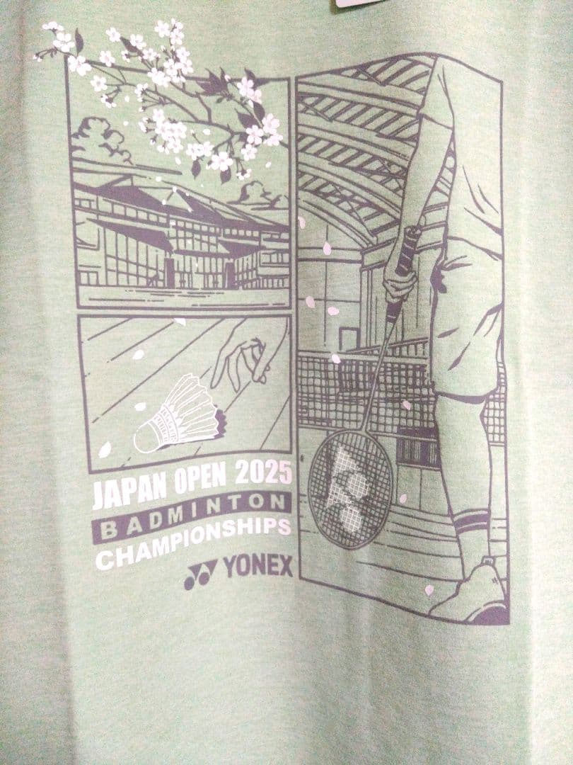 YONEXヨネックスダイハツ ジャパンオープン2025即日完売ユニドライTシャツ