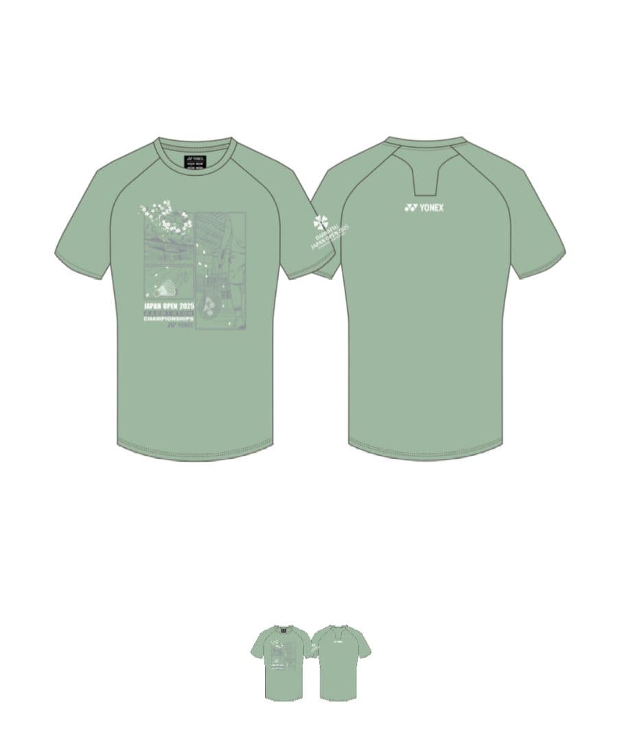 YONEXヨネックスダイハツ ジャパンオープン2025即日完売ユニドライTシャツ