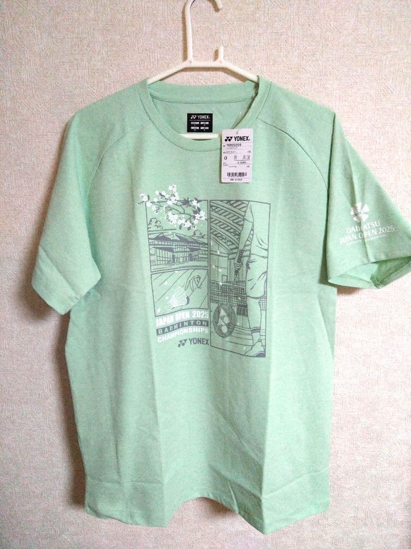 YONEXヨネックスダイハツ ジャパンオープン2025即日完売ユニドライTシャツ