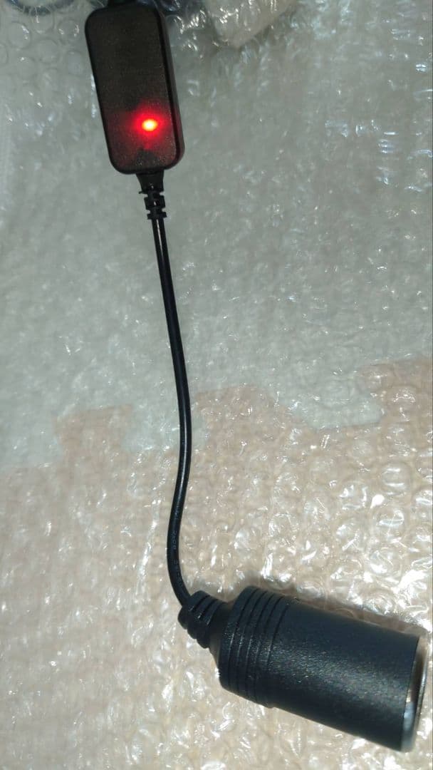 専用車内LEDイルミランプ星形2個セット 青USB変換ユニット付き
