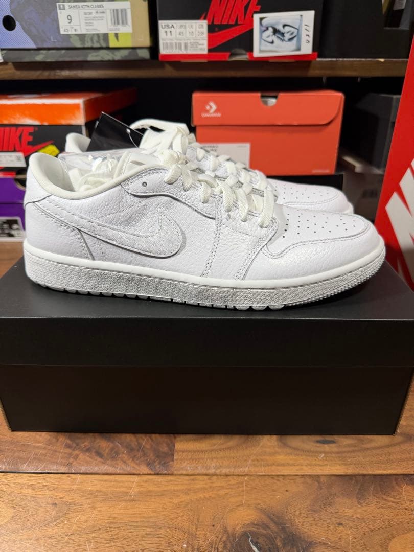 シューズ(男性用) Nike Air Jordan 1 Low Golf Triple White