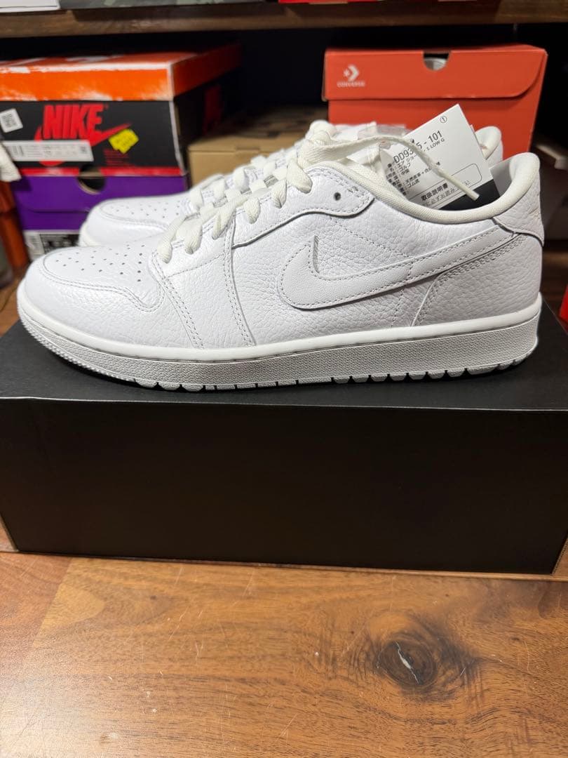 シューズ(男性用) Nike Air Jordan 1 Low Golf Triple White