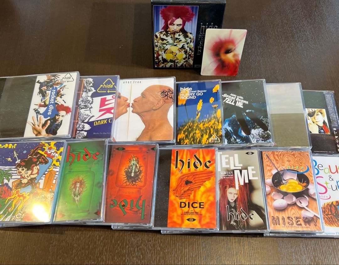 hide PERFECT SINGLE BOX CD13枚DVD1枚☆限定BOX