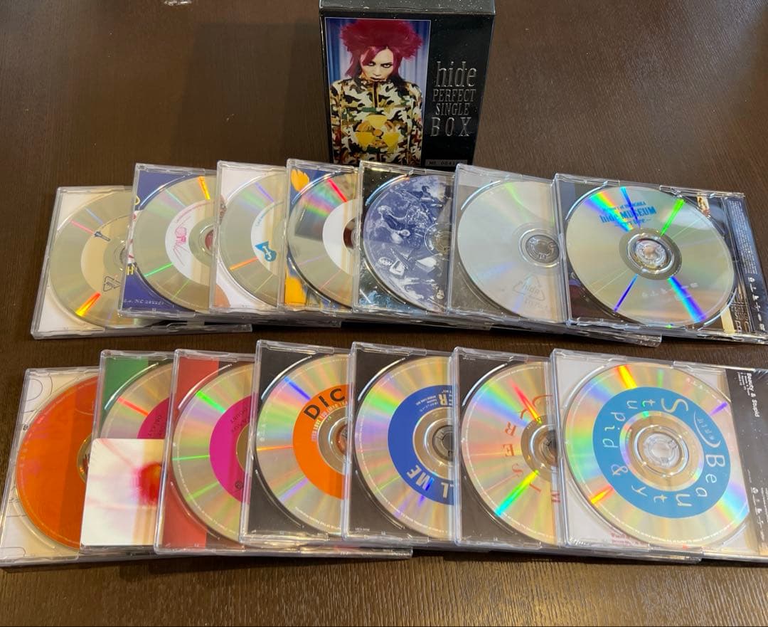 hide PERFECT SINGLE BOX CD13枚DVD1枚☆限定BOX