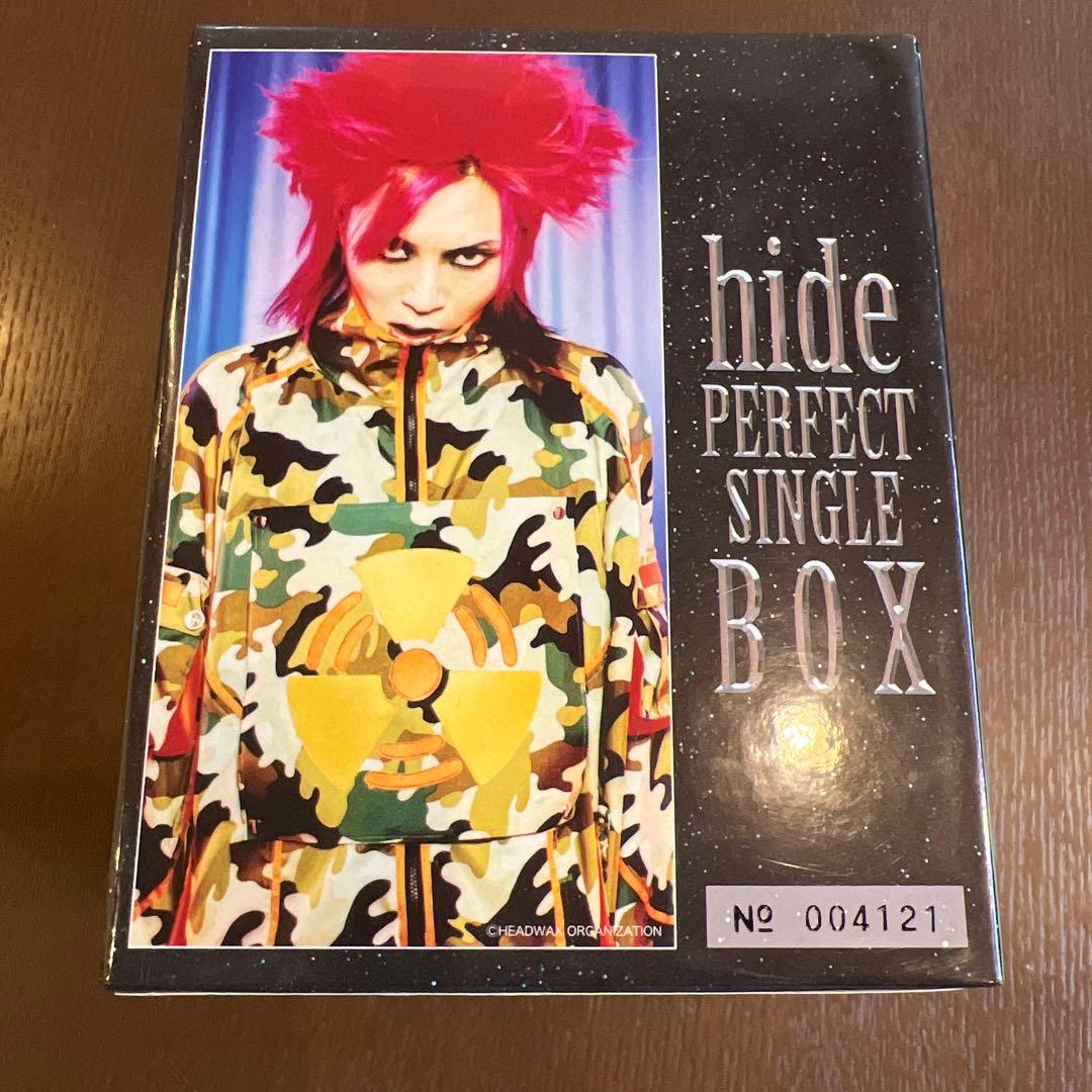 hide PERFECT SINGLE BOX CD13枚DVD1枚☆限定BOX