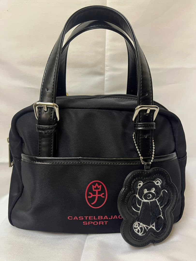 カステルバジャック ゴルフ カートバッグ ミニトート ブラック ラウンドバッグ