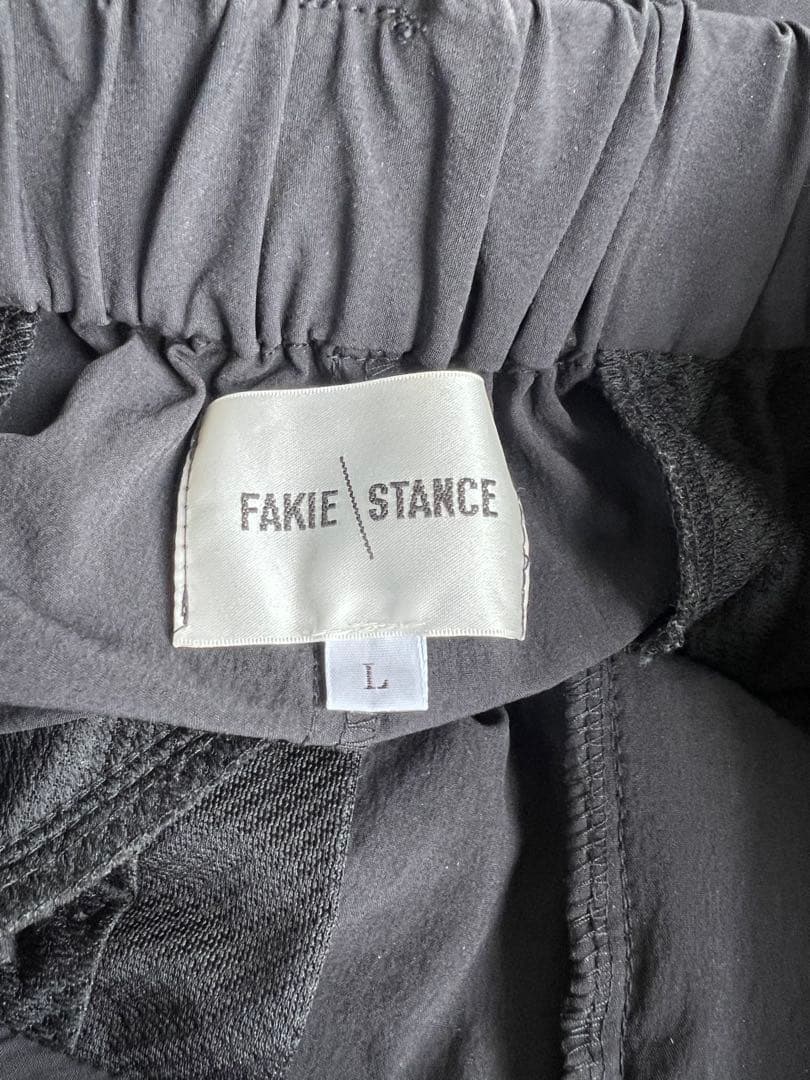 FAKIE STANCE フェイキースタンス　ナイロンセットアップ　ブラック