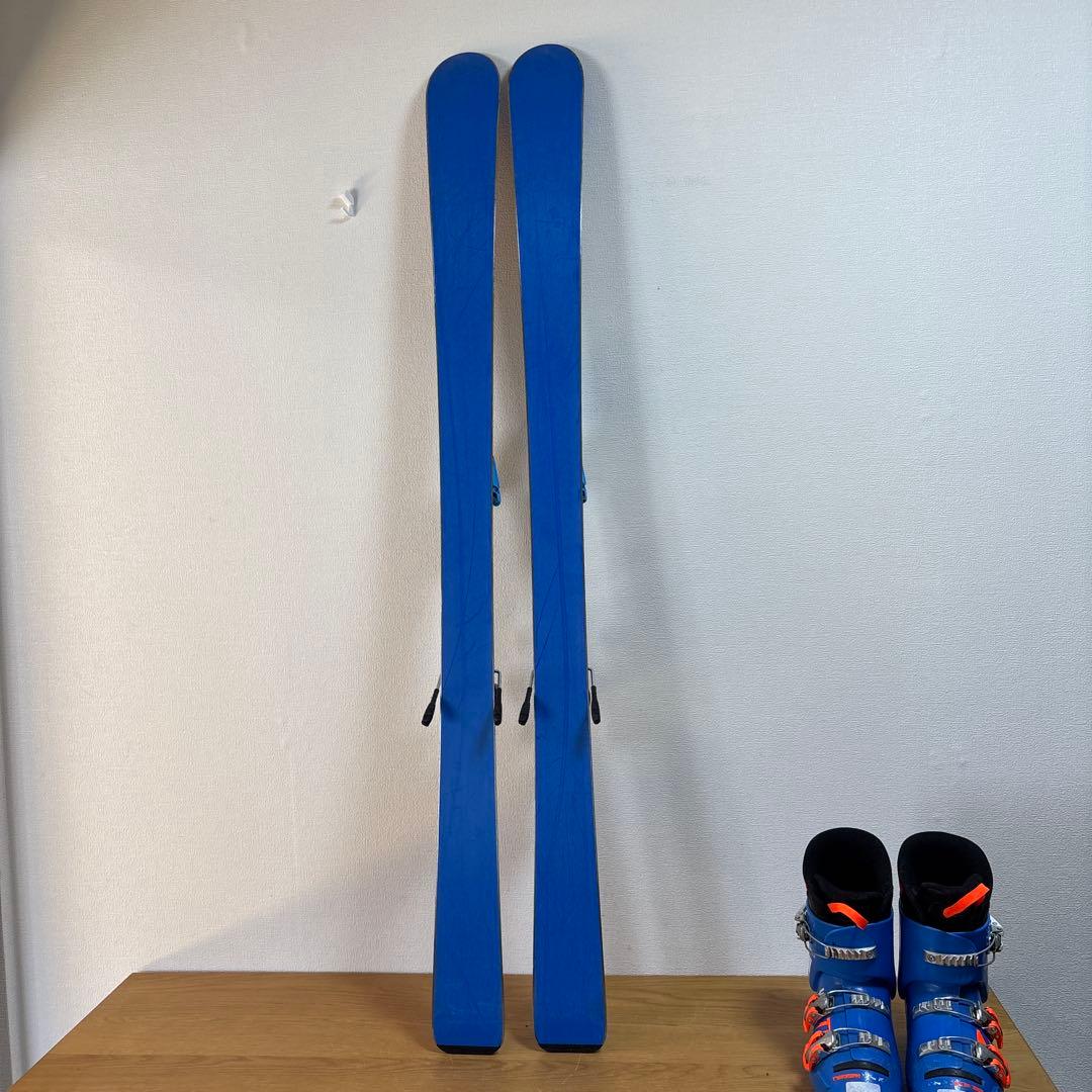 ジュニアスキーセット　130cm LANGE 21-21.5cm