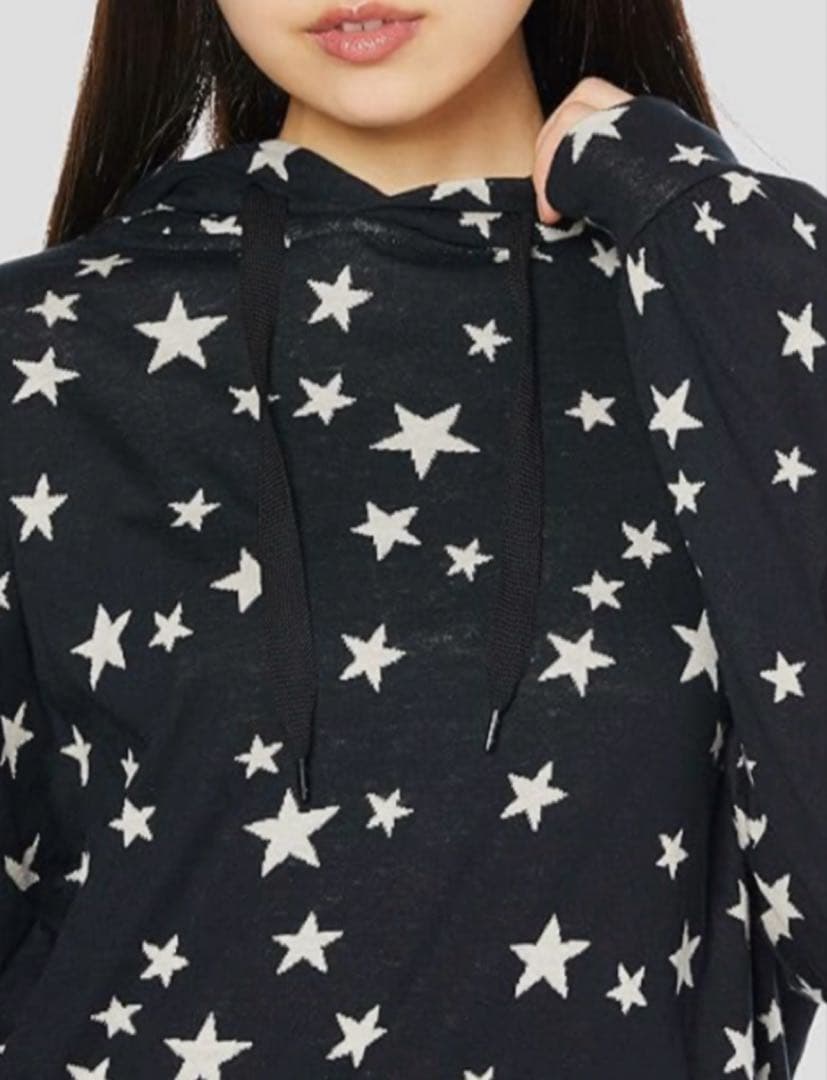 【新品タグ付2.2万】DOUBLE STANDARD CLOTHING星柄パーカ