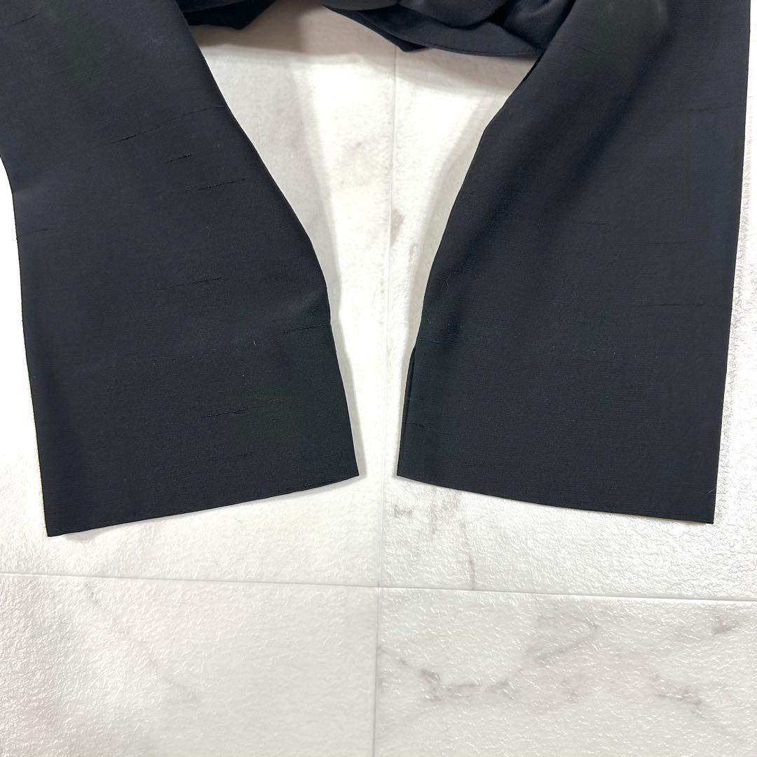 【美品】Sybilla ロングワンピース シャンタン生地 フレア 黒 L相当