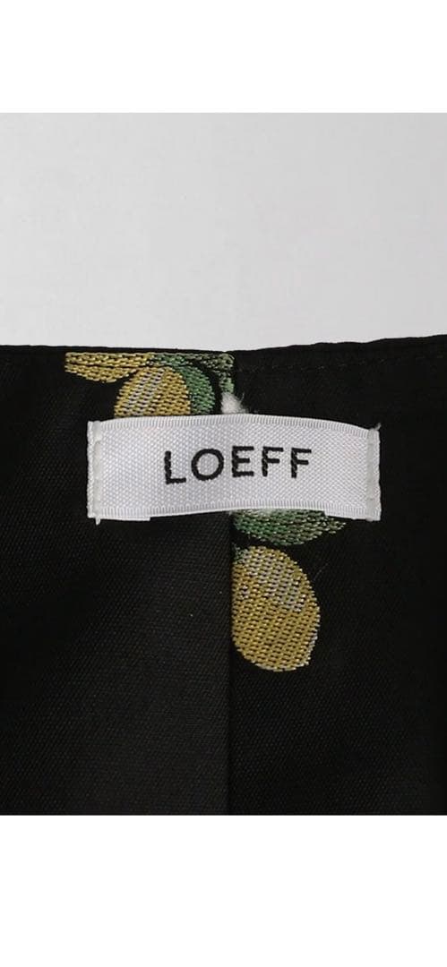 UNITED ARROWS LOEFE レモン ジャガード ベスト