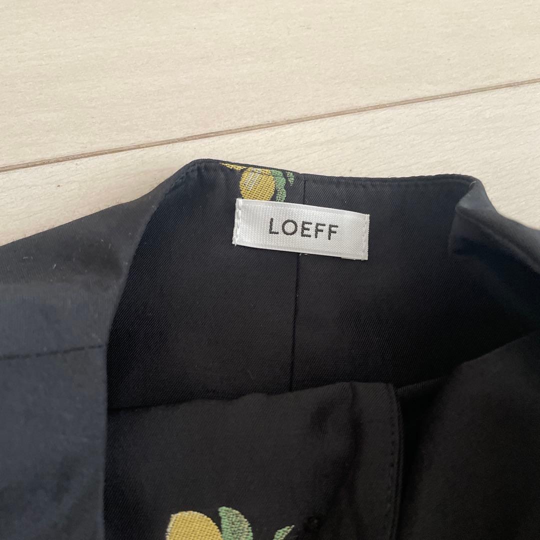 UNITED ARROWS LOEFE レモン ジャガード ベスト