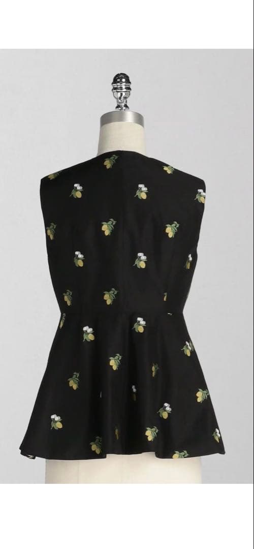 UNITED ARROWS LOEFE レモン ジャガード ベスト