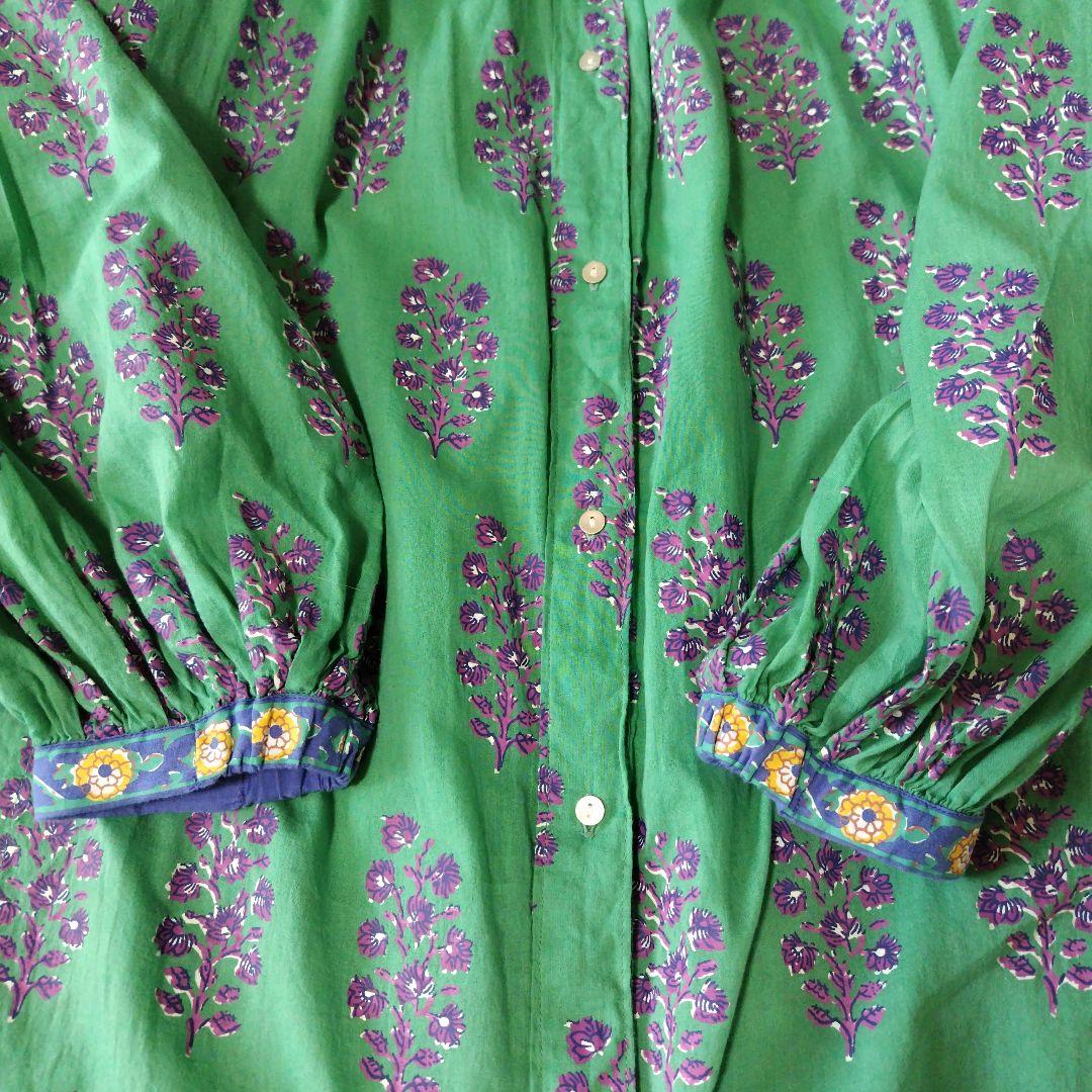 ヌキテパPARIGOT別注　Cottton voile flower　dress