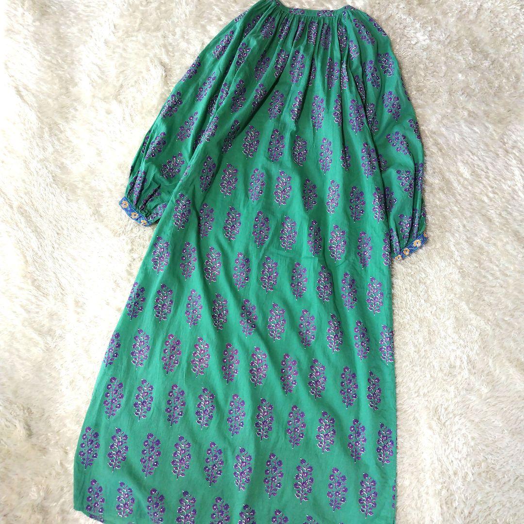 ヌキテパPARIGOT別注　Cottton voile flower　dress