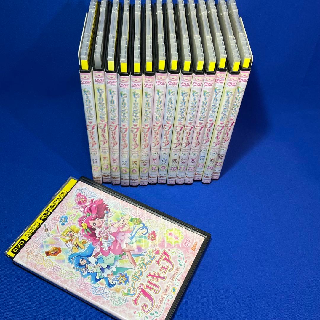 ヒーリングっどプリキュア【DVD】全15巻フルセット　【レンタルアップ】
