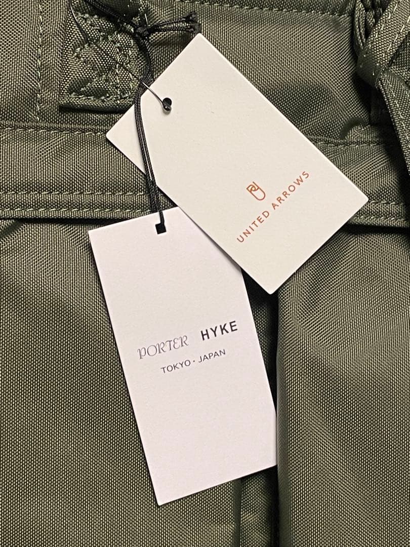 HYKE PORTER ヘルメットバッグ カーキ 新品未使用