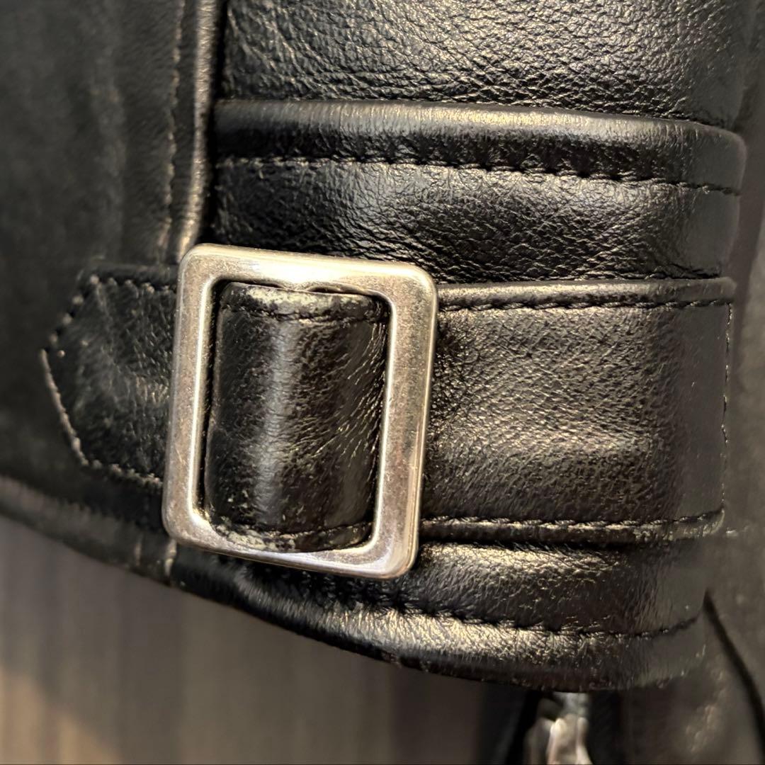 Schott ダブルライダース レザージャケット 黒 M