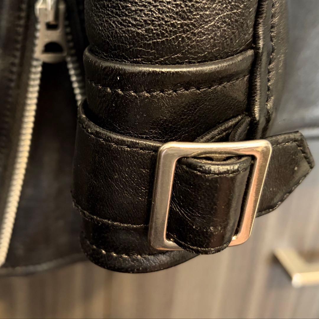 Schott ダブルライダース レザージャケット 黒 M