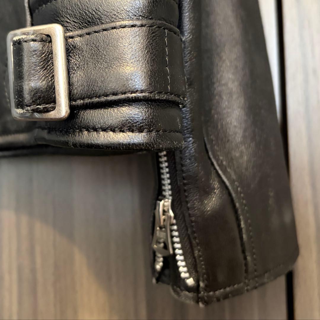 Schott ダブルライダース レザージャケット 黒 M