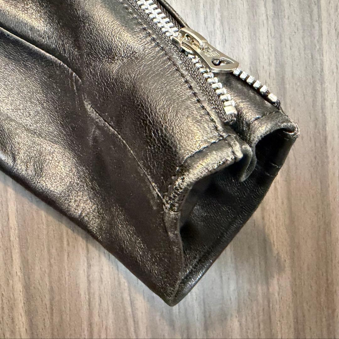 Schott ダブルライダース レザージャケット 黒 M