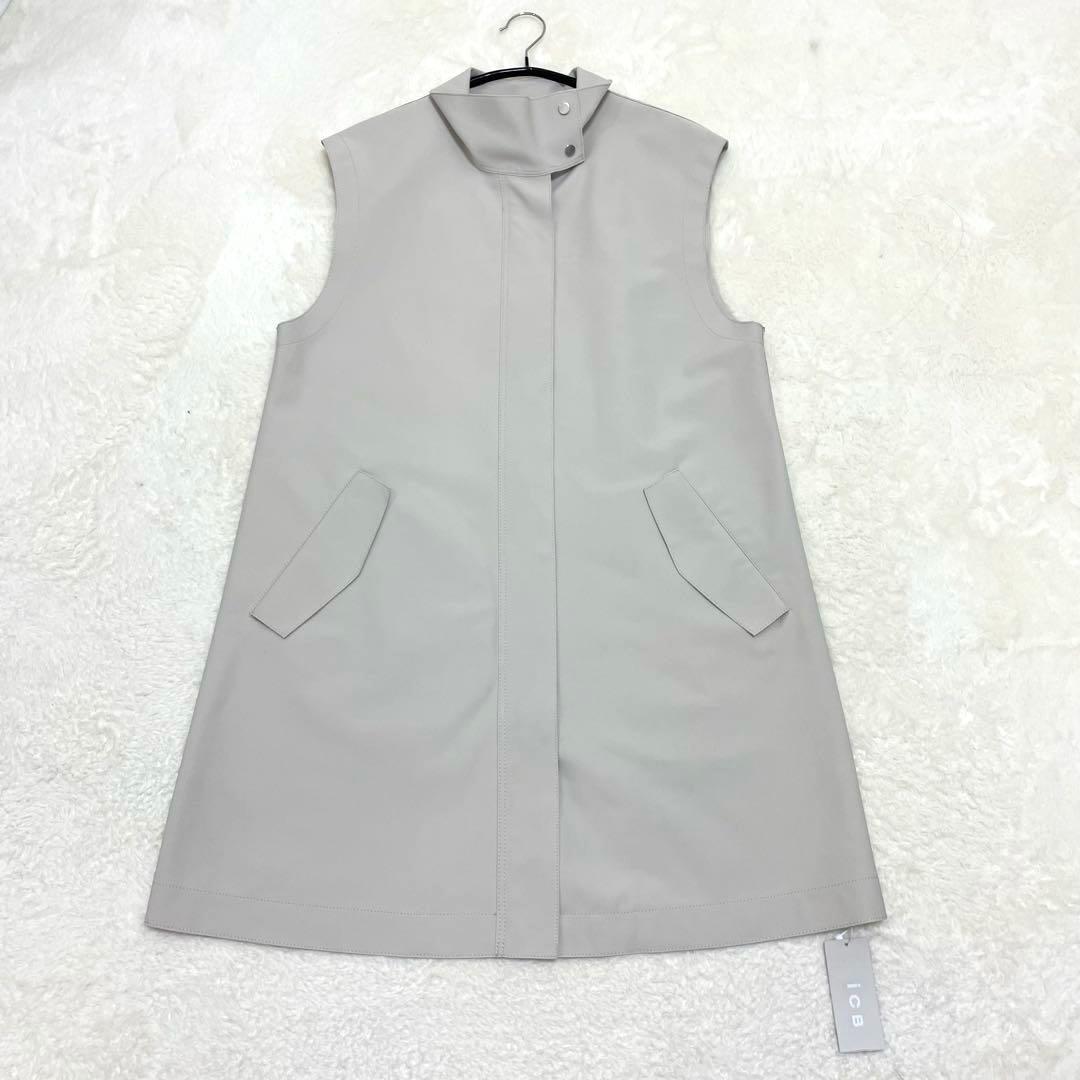 【タグ付き新品】23AW ICB ボンディングツイル スリーブレスアウター M
